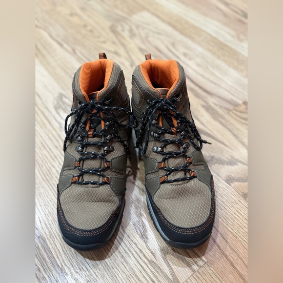 Pacific Mountain Men’s Hiking Boots Size 9 Brown Outdoor Trail Boots Waterproof - Picture 8 of 11
